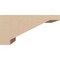 Ekena Millwork 7"W x 14"D x 7"H Wide Burlington Rough Cedar Woodgrain TimberThane Corbel, Primed Tan CORUR07X14X07BURRCPR - alternate 5
